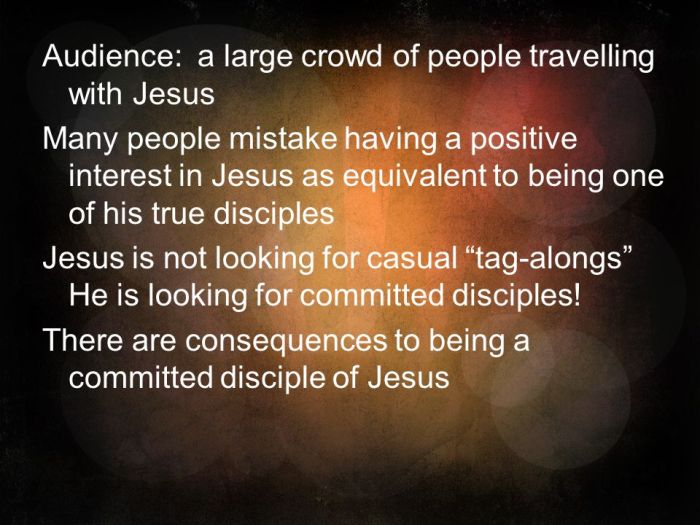There are consequences to being a committed disciple of Jesus .